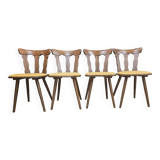 Set of 4 bistro chairs 1960