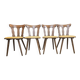 Lot de 4 chaises bistrot 1960
