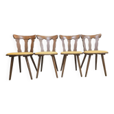 Lot de 4 chaises bistrot 1960