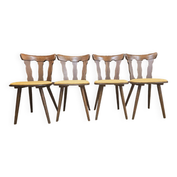 Set of 4 bistro chairs 1960