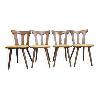 Set of 4 bistro chairs 1960