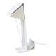 Vintage 1980s lamp in white lacquered metal