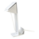Vintage 1980s lamp in white lacquered metal