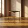 Vintage Eastern Bloc industrial side table, metal & wood accent table