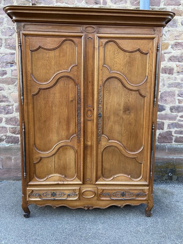 Armoire de mariage lorraine L XV Chêne