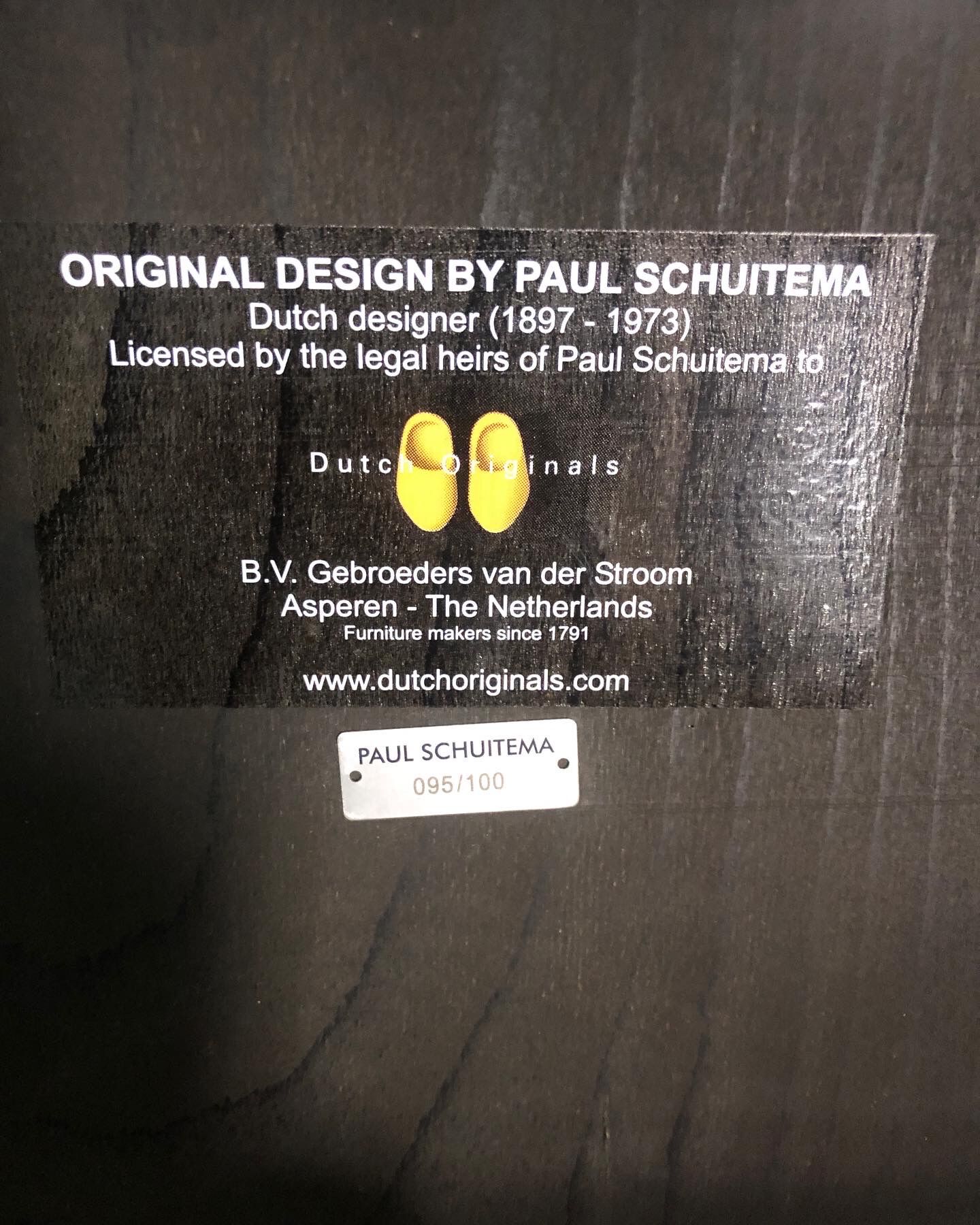 Paul Schuitema desk chair