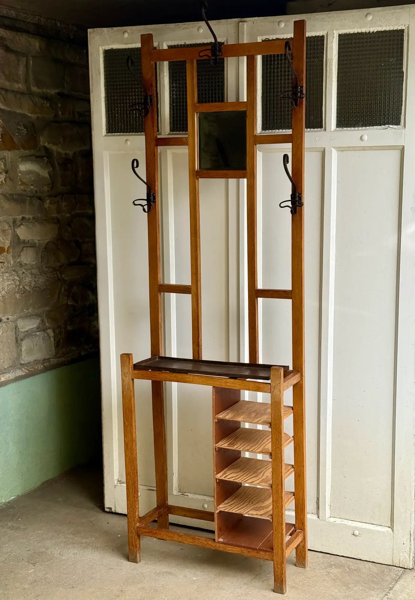 Coat rack / wardrobe in Art Deco style