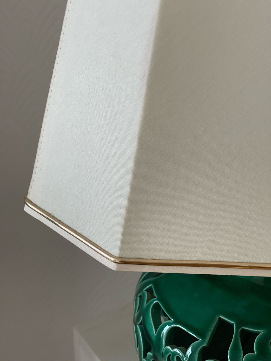 Antique ceramic lamp