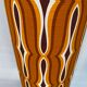Vintage floor lamp seventies psychedelic orange ceramic orange 1970