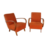Fauteuils par Jindrich Halabala des années 1930