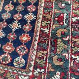 Handmade ancient Persian mazlaghan carpet