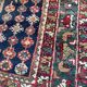 Handmade ancient Persian mazlaghan carpet