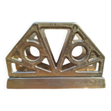 Porte lettre en bronze ancien, art déco, en très bon état