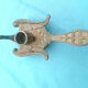 Swan brass candle holder
