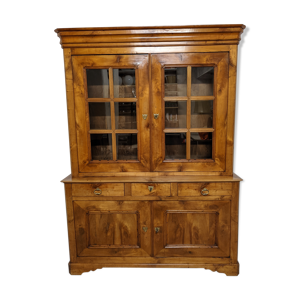 Buffet deux corps vaisselier bibliothèque XIXème