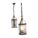 Pair of Vintage Lantern/Brass Suspension