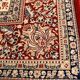 Large industrial Persian carpet in burgundy wool, carpet sample 250x350cm.