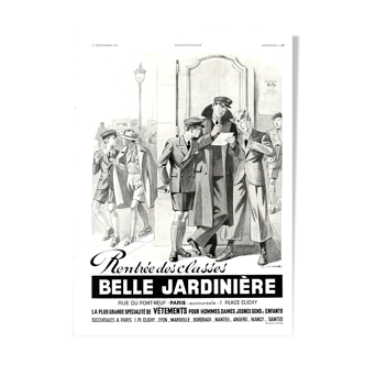 Affiche vintage années 30 Belle Jardiniere 30x40cm sans cadre