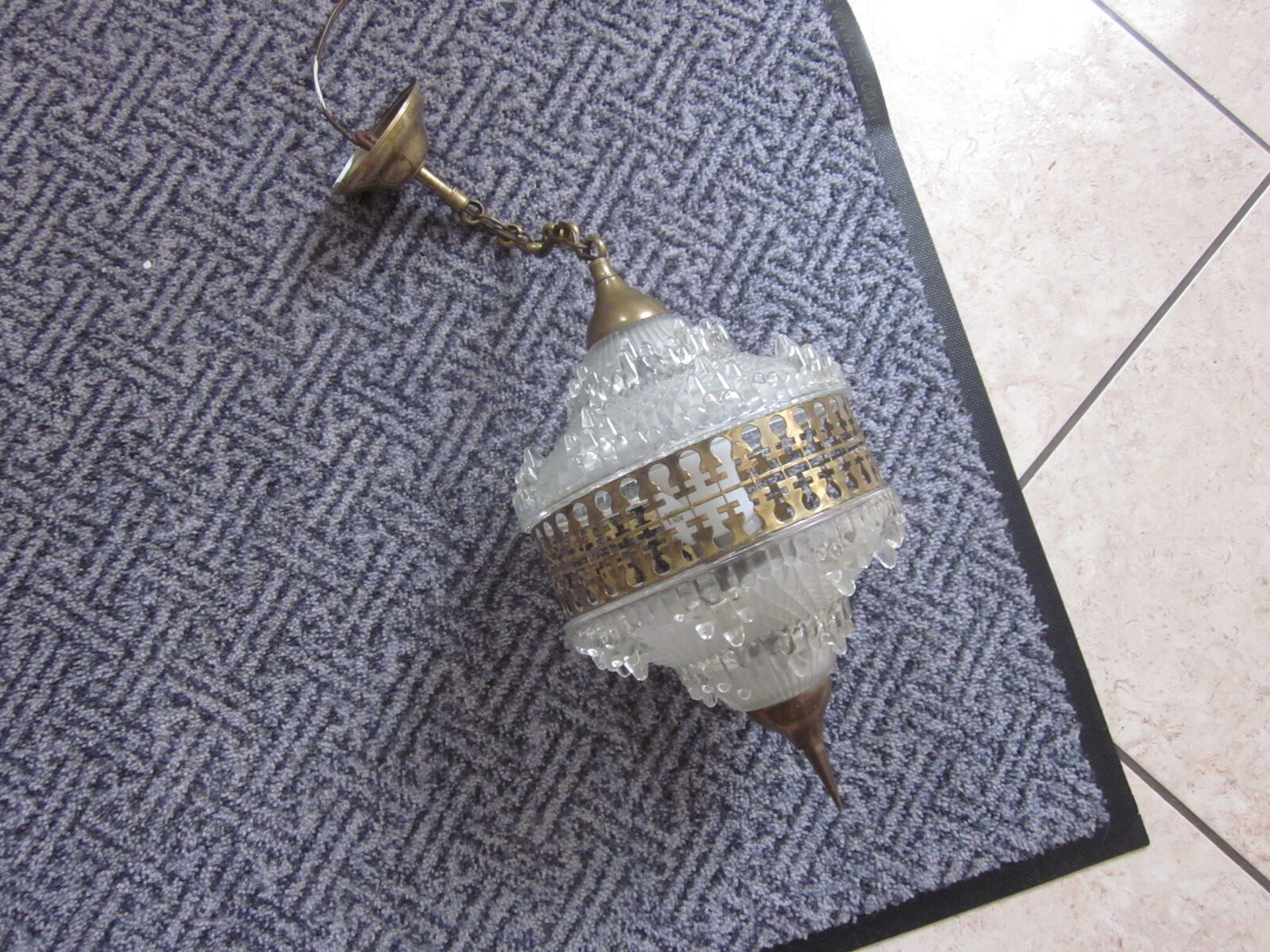 Art deco hanging lamp