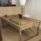 Solid oak desk in neoclassical style