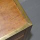 Military commode in solid oak and brass circa 1880