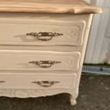 Dresser style Louis XV old painted