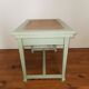 Old wooden bench and revamped canning
