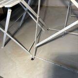 Bistro-style folding garden furniture set – table and 3 chairs