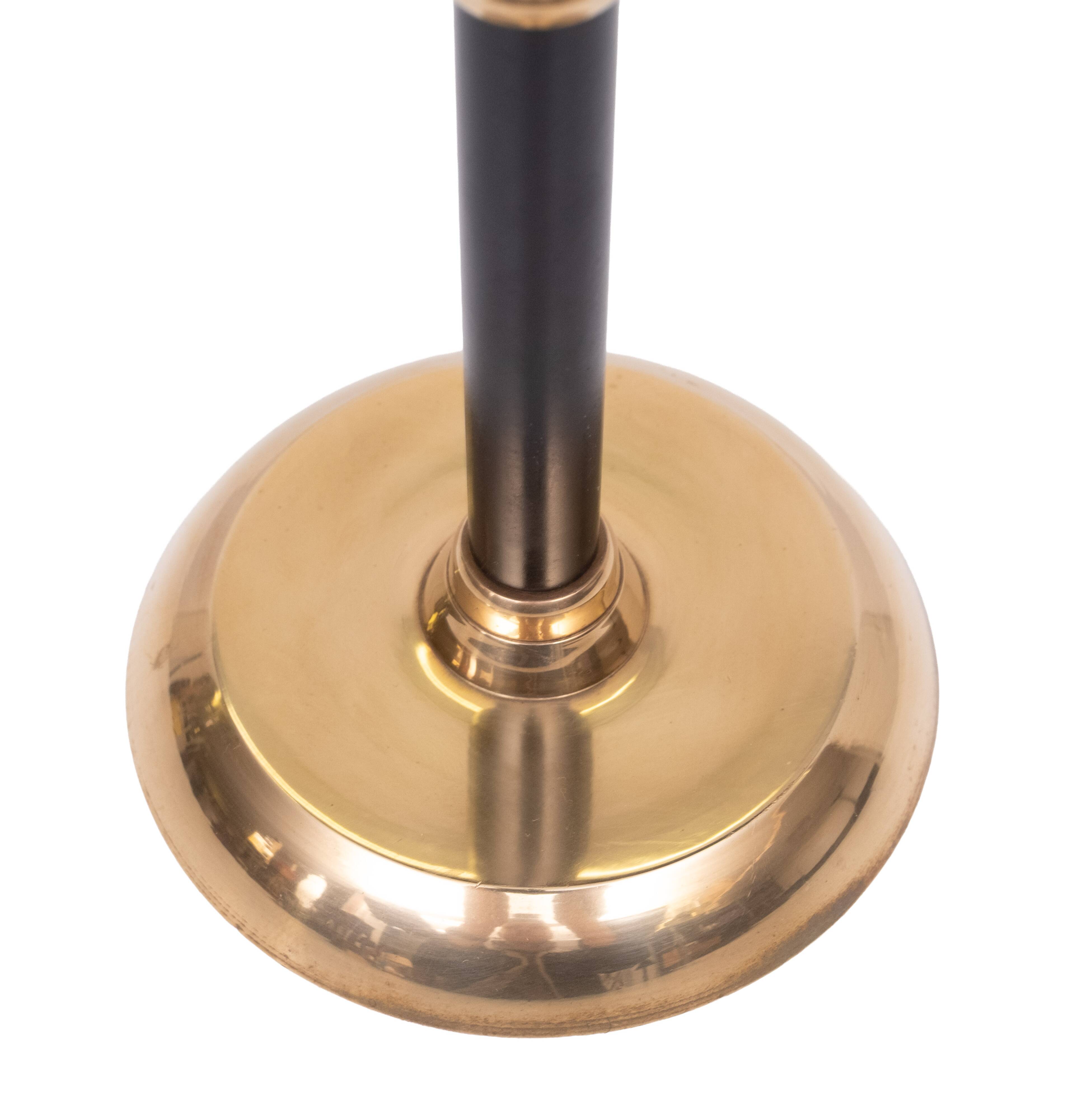 1940s Italian Brass candle stick holder