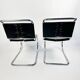 Pair of MR10 lounge chairs — Ludwig Mies van der Rohe, attributed to Knoll, circa 1970
