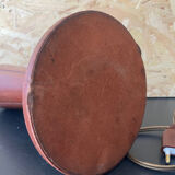 Conical lamp foot in bayonet leather