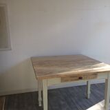 Farmhouse table with flap