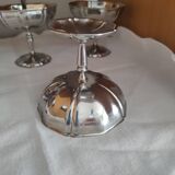 6 coupes à dessert glace en inox