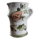 Large vintage ceramic vase by Thiry Albert | Floral decoration in r