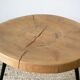 Table tripode en bois vintage