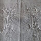 MM monogram heavy canvas sheet in strong relief