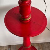 Wooden floor lamp base from the 60s