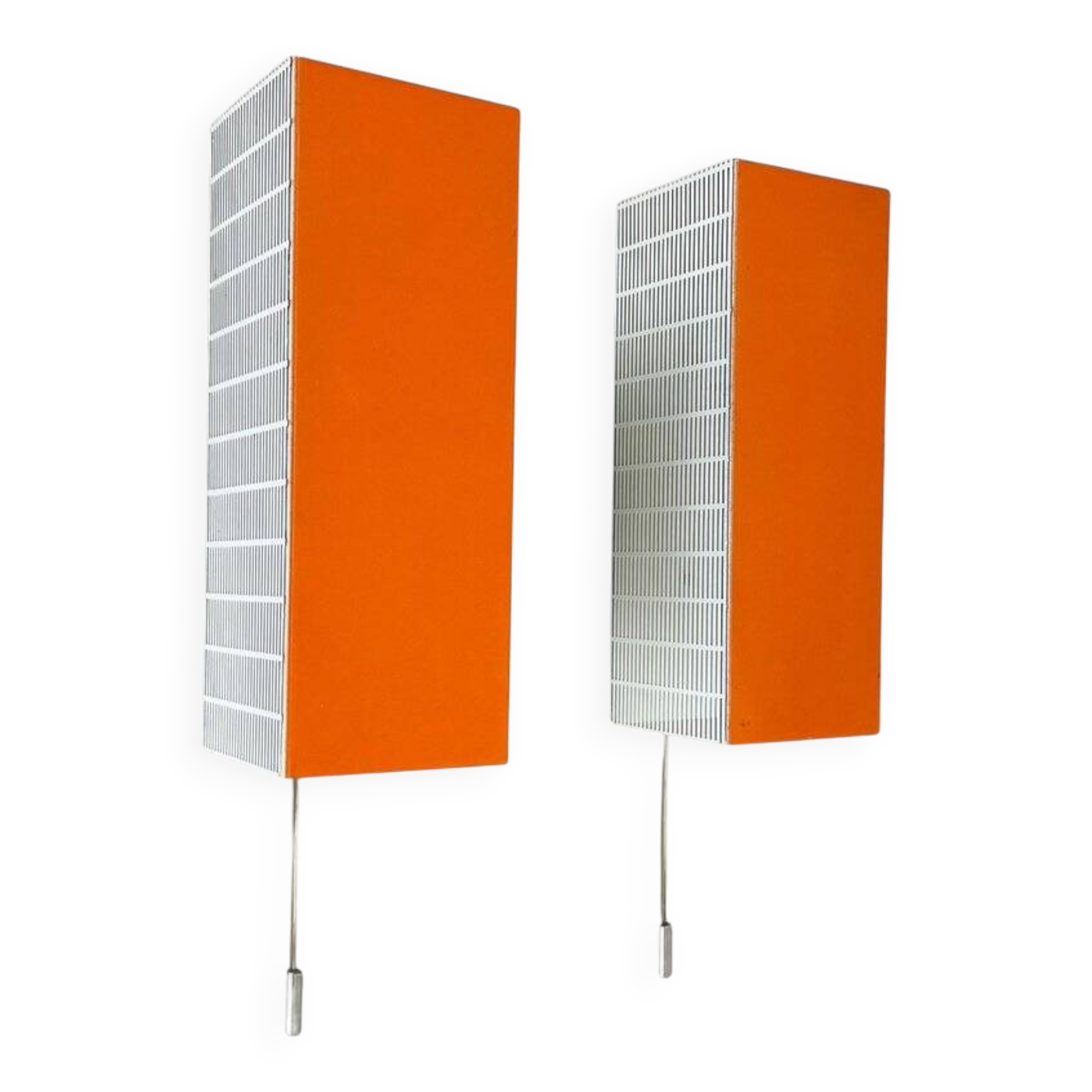 Vintage Pop Art wall lamps, 1950s, set of 2