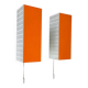 Vintage Pop Art wall lamps, 1950s, set of 2
