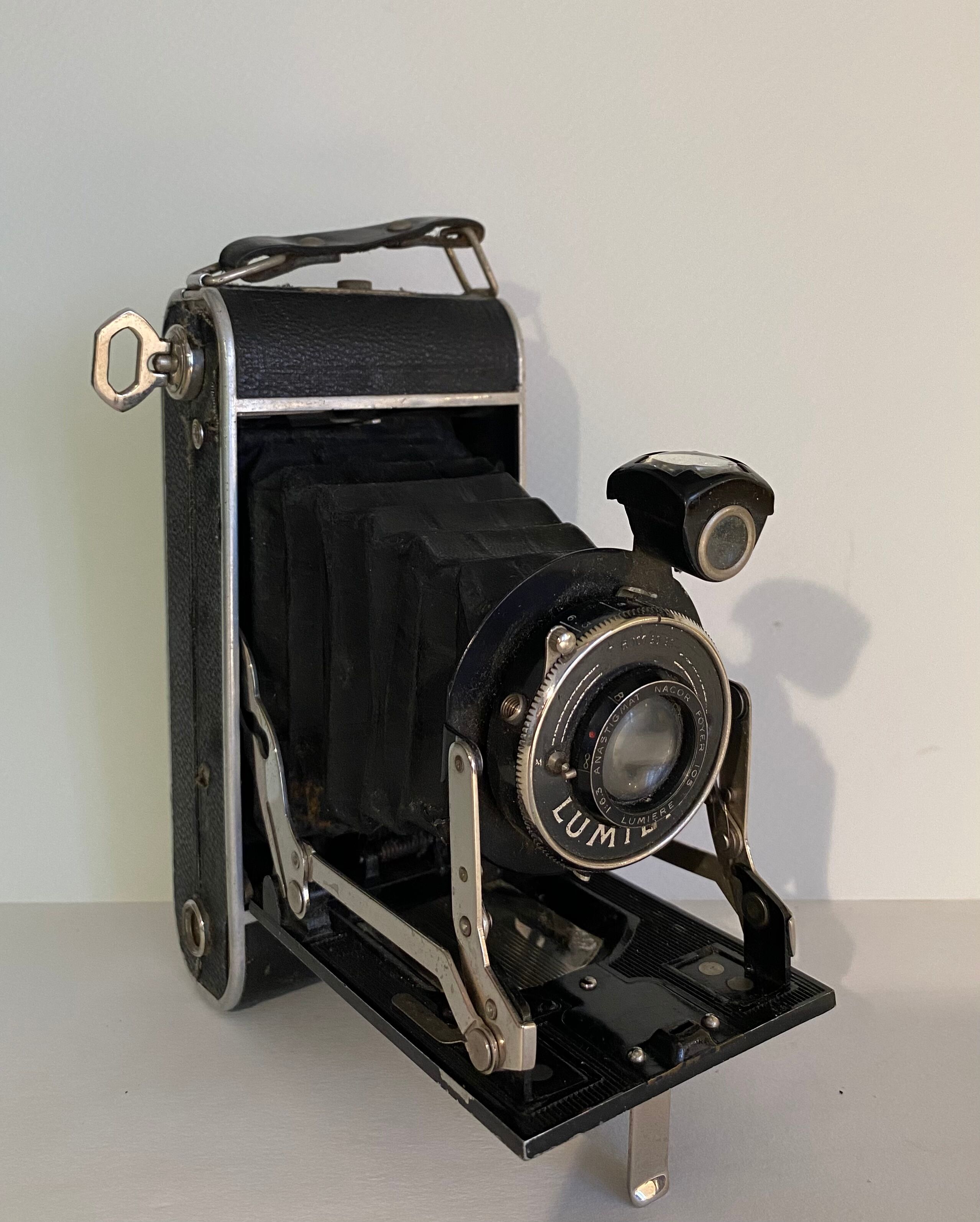 Light XX century brand bellows camera