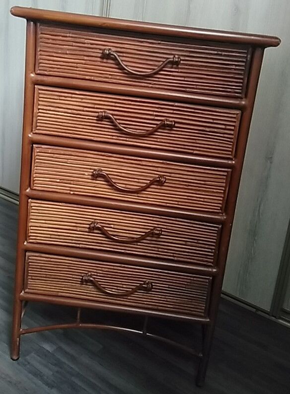Chiffonnier en rotin