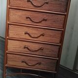 Rattan chiffonnier