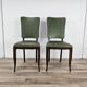 Set of 8 Art Decò oak dining chairs, 1950