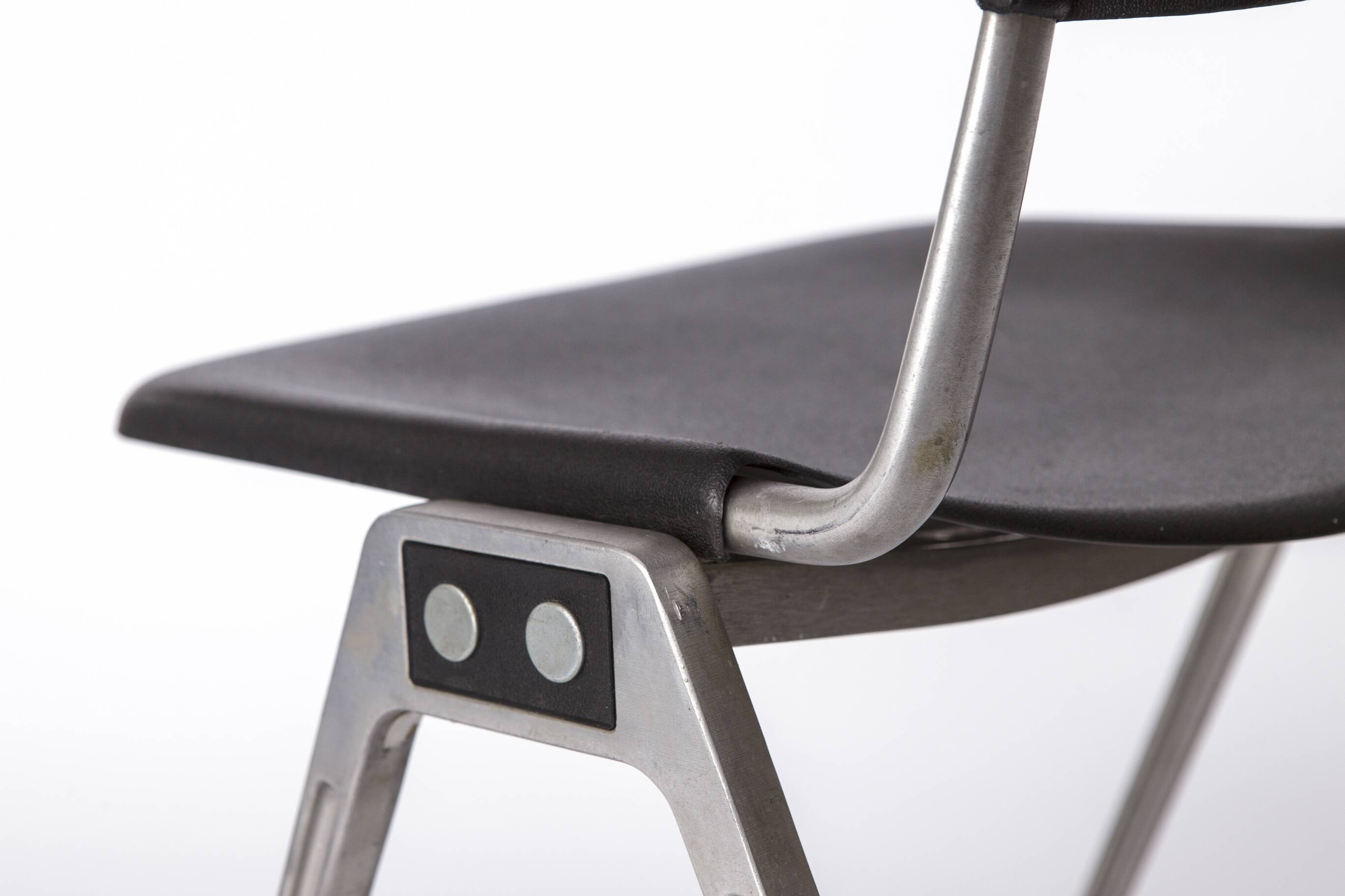 Set of 4 Vintage Knoll Stacking Chairs, Model 1601 by Don Albinson, 1960s