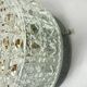 Small wall light ceiling light round minimalist glass 1970 1980 seventies eighties