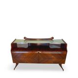 midcentury rosewood chest of drawers.