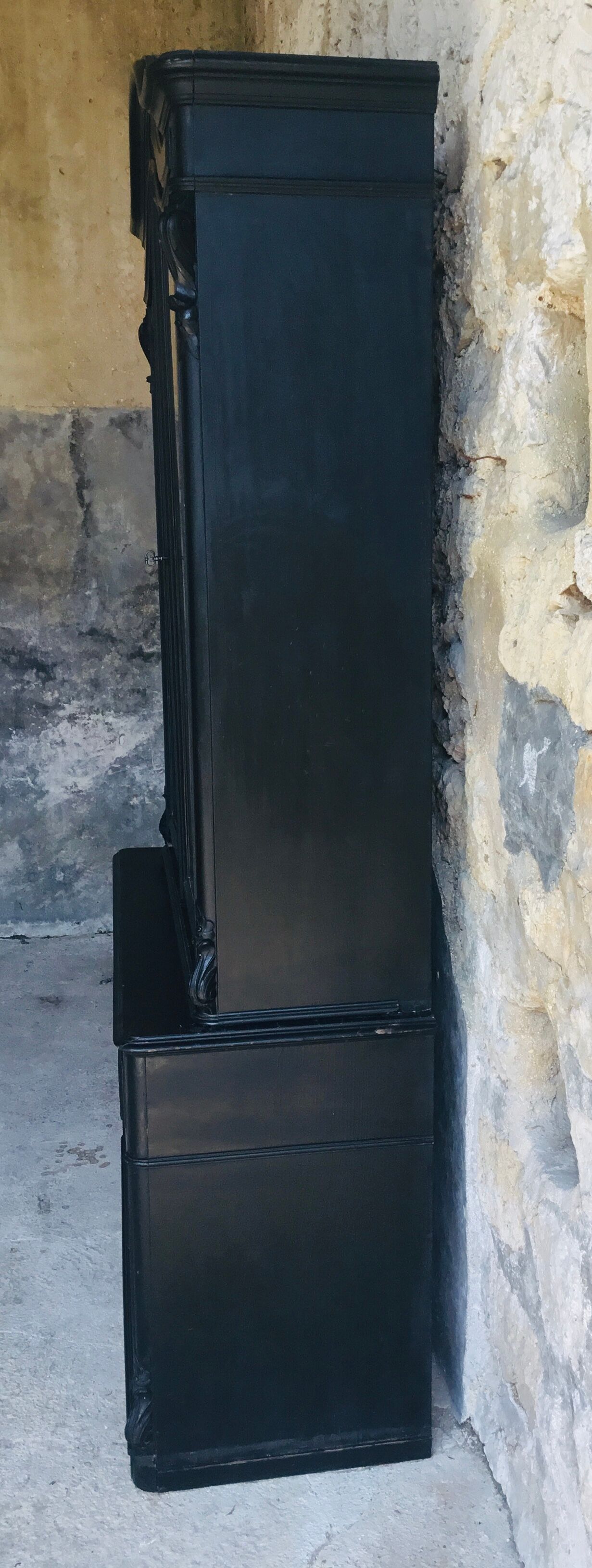 Black glazed sideboard Napoleon III era