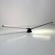 Sistema Flu black floor lamp by Rodolfo Bonetto for Luci Italia, 1980