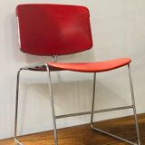 Série 6 chaises bureau design Steelcase X Max Stacker 1970’