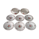 Table service 6 people Sarreguemines model "amazonas" 14 pieces